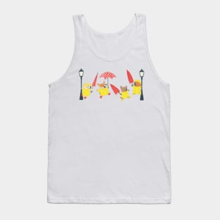 Dogs in Raincoats Tank Top